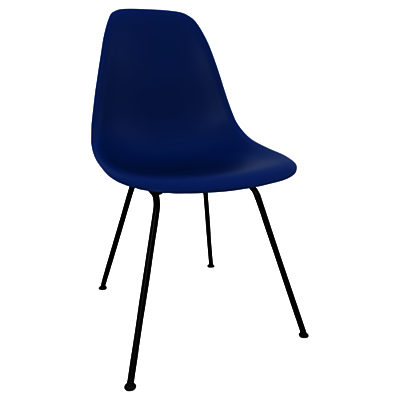 Vitra Eames DSX 43cm Side Chair Navy Blue / Black